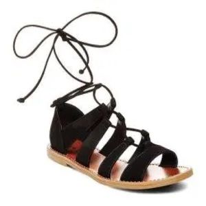 Steve Madden Black Sandee Gladiator Sandals - 10
